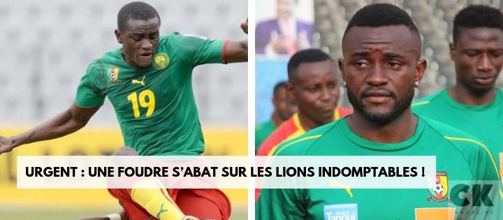 Urgent : une foudre s’abat sur les lions indomptables !