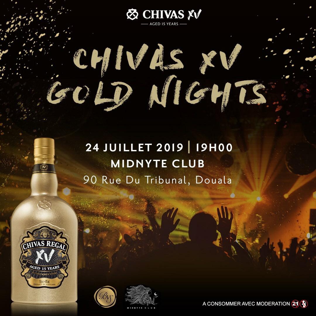 LES CHIVAS XV GOLD NIGHTS ARRIVENT AU CAMEROUN !