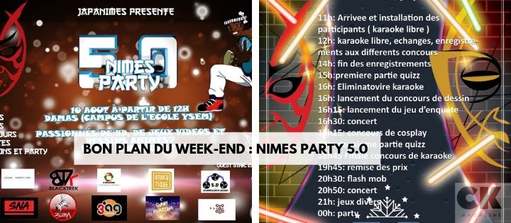 Bon plan du  week-end : Nimes Party 5.0
