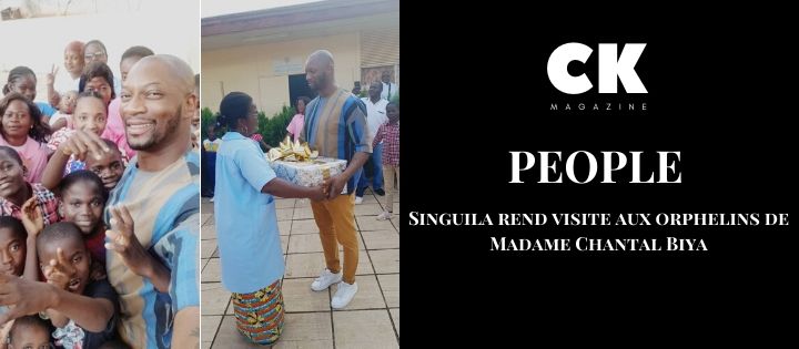 Singuila rend visite aux orphelins de Madame Chantal Biya