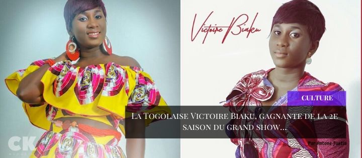 La Togolaise Victoire Biaku, gagnante de la 2e saison du grand show…