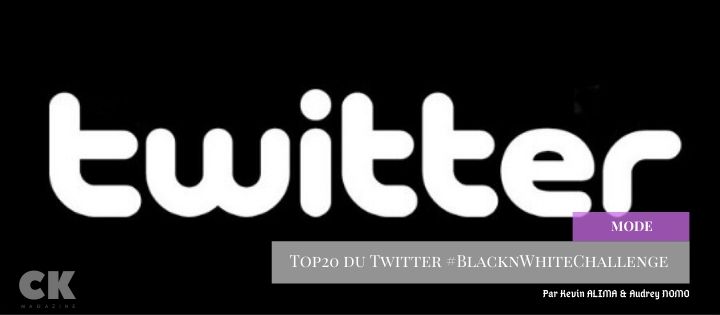 Top20 du Twitter #BlacknWhiteChallenge