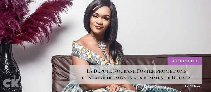 La Député Nourane Foster promet une centaine de pagnes aux femmes de Douala