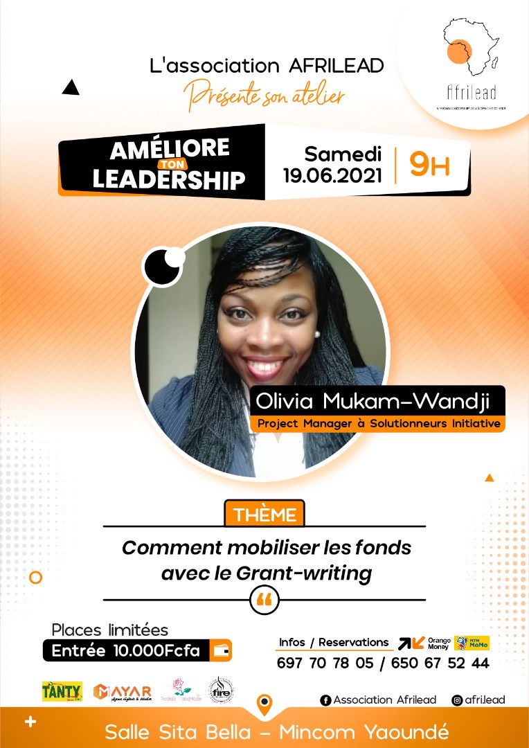 Événement : L’association AFRILEAD organise ce 19 Juin 2021 un atelier sur le thème “Améliore ton Leadership”.